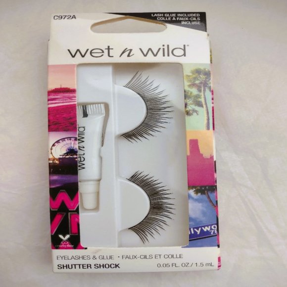 Bundle of 2 Wet n Wild Black False Fake Eyelashes New in Package Face Makeup - Picture 6 of 7
